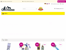 Tablet Screenshot of onlinezoo.eu